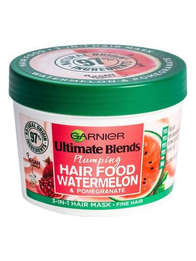 Garnier Ultimate Blends Plumping Hair Food Watermelon 3-in-1 Fine Hair Mask  Treatment - The Soap Factory